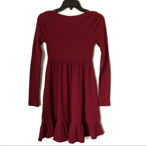 Wild Fable Dress Waffle Knit Red Ribbon XS - Picture 3 of 5